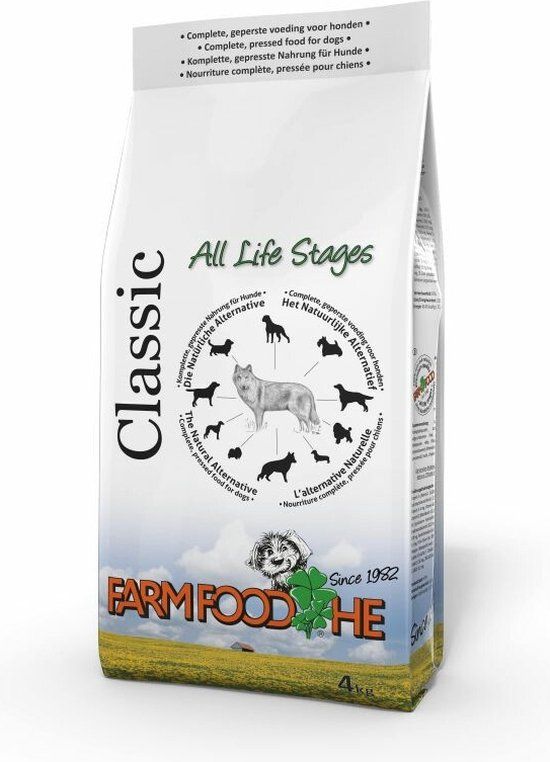 Farm Food High Energy Classic Standaard Rund Hondenvoer 4kg