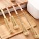 Sans marque Jeu de 4 brosses de nettoyage avec manche en bois