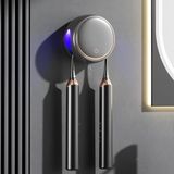 Merkloos Désinfecteur de brosse à dents UV avec support mural et fonctions de synchronisation - Noir