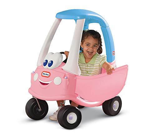 little tikes Princess Cozy Coupé Car - Speelgoedauto met Echte Toeter, Klik-Contactschakelaar en Tankdop