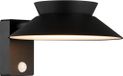 Nordlux Justina Lampe murale solaire - Noir - Ø23 cm - Avec capteur