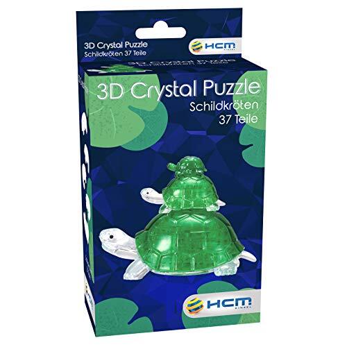 HCM Kinzel 59185 3D Crystal Puzzelschildpadden, kleurrijk