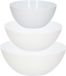 Plasticforte Kommetjes/schaaltjes - 11x stuks - dessert/ontbijt/soep - kunststof - Wit