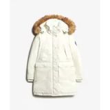 Superdry Everest Parka Dames Imitatiebont Off White