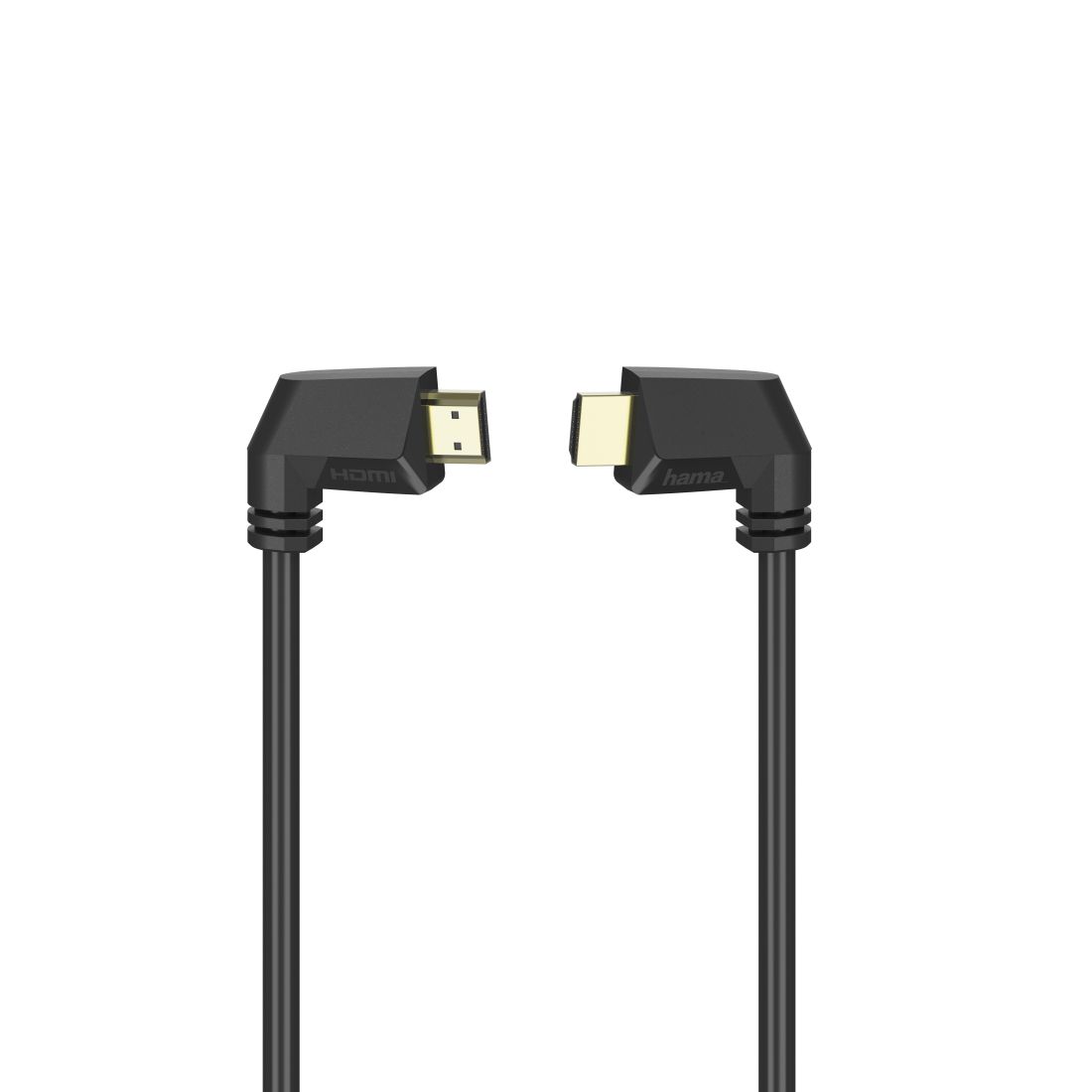Hama HDMI Kabel - 1.5m - HDMI Type A - Zwart - Haaks - 2.0b