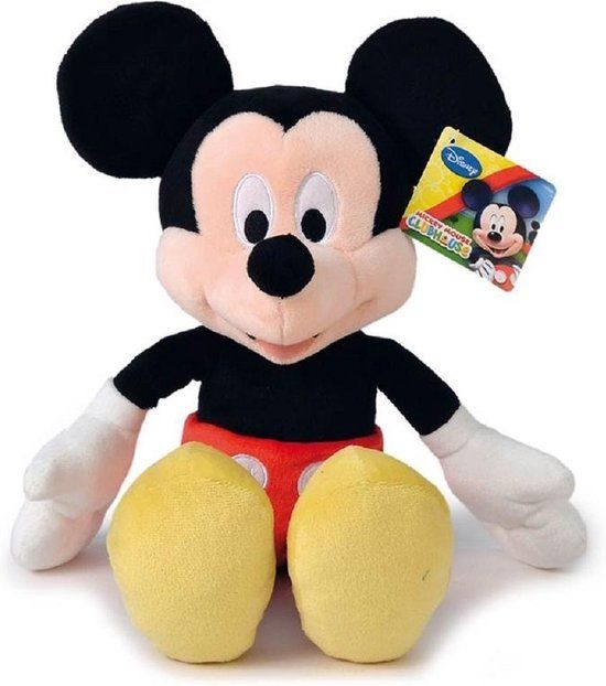 Disney Nicotoy Knuffel Mickey Mouse 120 cm Pluche Zwart