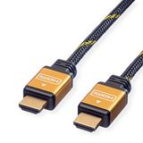 ROLINE GOLD HDMI HighSpeed Kabel, M/M, Retail Blister, 3 m