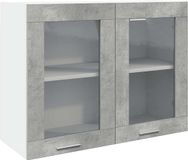vidaXL Bovenkast Lyon 80x31x60 cm betongrijs