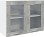 vidaXL Bovenkast Lyon 80x31x60 cm betongrijs