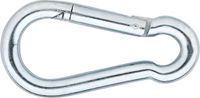 Dulimex Skapa Global B.V. Karabijnhaak vz 40x4mm zilverkleurig Metaal