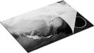 Chefcare Inductie Beschermer Abstracte Kunst - Luxueuze Roze Gouden Marmer - Zwart Wit - 75x50 cm - Inductie Mat