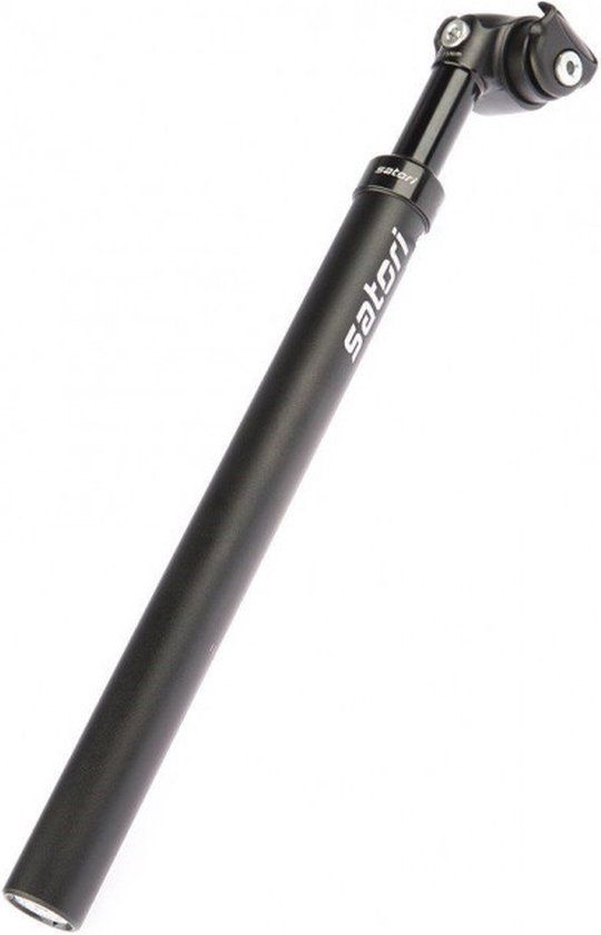 Satori Elegance LT Verende Zadelpen - Ø27.2mm / 350mm - Mat Zwart
