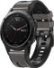 By Qubix Qubix - Geschikt voor Garmin bandje - 26mm Quickfit - leer + siliconen bandje - Grijs - Geschikt voor Garmin Fenix 7X / 6X / 5X