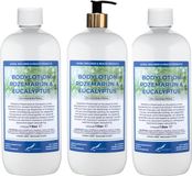 Claudius Cosmetics B.V. Bodylotion Rozemarijn & Eucalyptus 1 Liter - met gouden pomp - set van 3 stuks