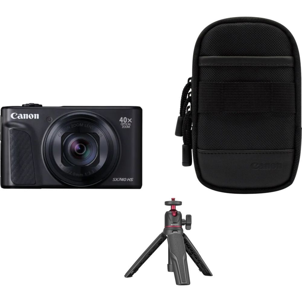 Canon PowerShot SX740 HS LITE EDITION zwart incl. tas en statief