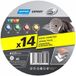 Norton Assortiment De 14 Disques Auto-agrippants Perforés Multiair Ø125mm