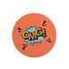 Questo Casa Ronde Digitally Printed Mouse Pad, Non-Slip Base, for Office and Home, Diameter: 22 cm