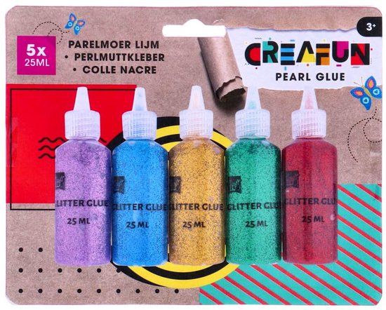 Creafun Lijm Parelmoer 5x25 ml