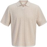 JACK&JONES JORTYLER KNIT SS SPLIT NECK POLO SN JNR Jongens Polo's