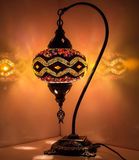 Halay Turkse lamp - tafellamp boogmodel multicolour - 1 stuk - handgemaakt en uniek ontwerp