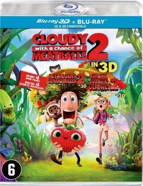 Sony Pictures Cloudy With a Chance of Meatballs 2 3 D blu-ray (3D)