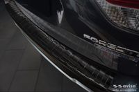 Zwart Avisa Zwart RVS Achterbumperprotector passend voor Subaru Forester (SK) 2018- 'Ribs'