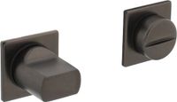 Intersteel WC-sluiting met minimalistische vierkante rozet antracietgrijs