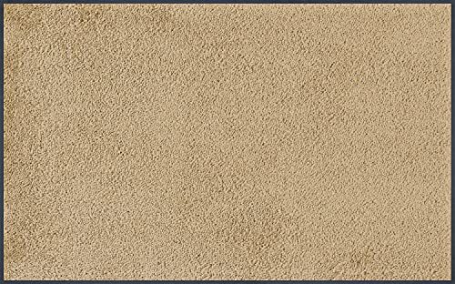 Wash+Dry Deurmat, Sahara 75 x 120 cm, binnen en buiten, wasbaar, beige
