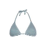 Brunotti Novalee voorgevormde triangel bikinitop groen/wit
