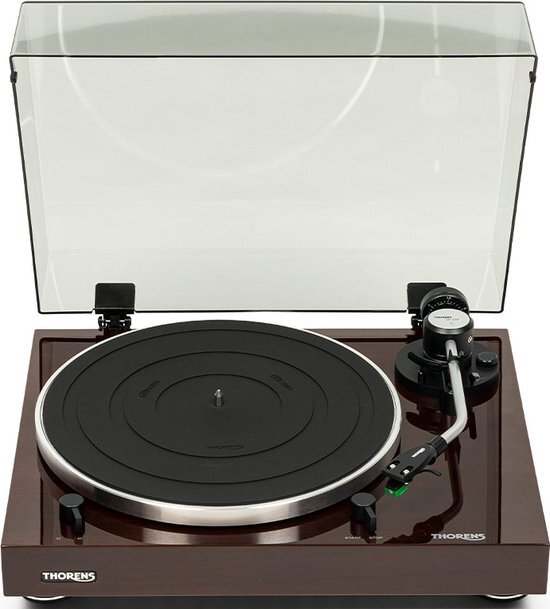 Thorens TD 204 walnoot Platenspeler