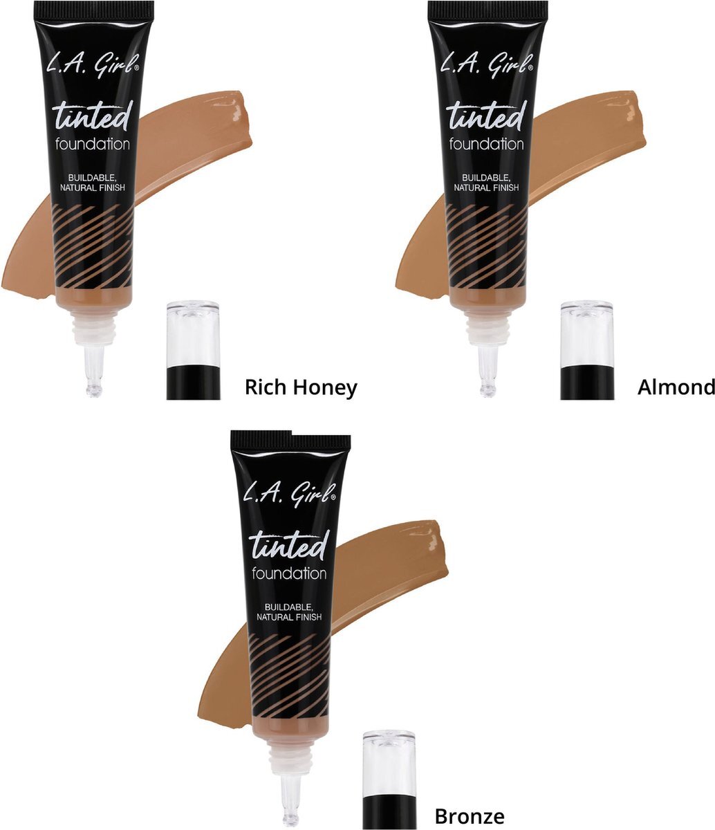 L.A. Girl - Tinted Foundation - Rich Honey