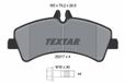 TEXTAR Set remblokken achter 2921702
