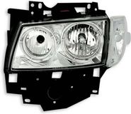 Viking Choice AP Onderdelen B.V. Koplampen dual halo rims VW T4 08 96-03 03 BUS ANGEL EYES ZWART