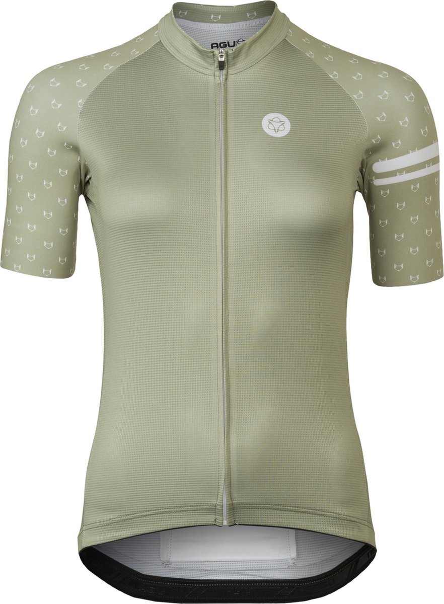 AGU Marianne Vos Collab Fietsshirt Dames - Groen - L