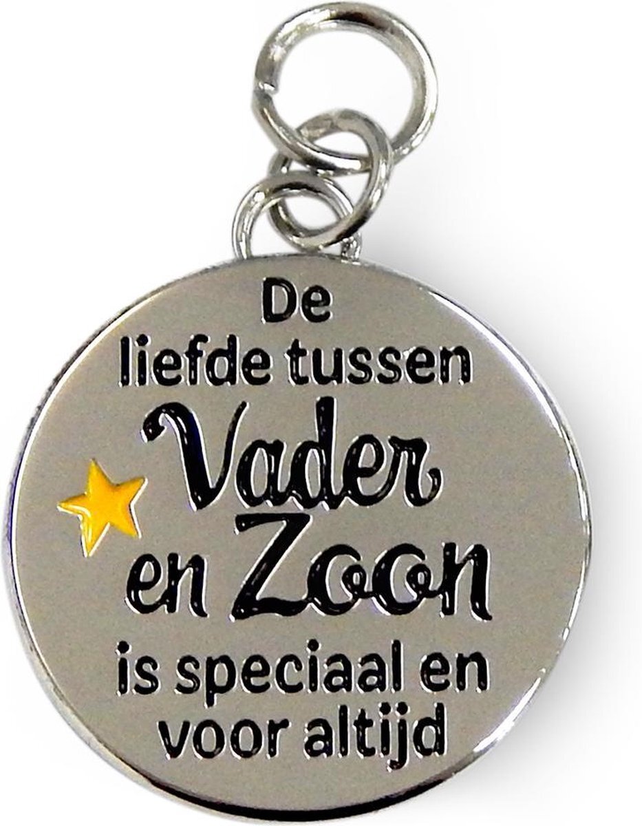 Charms for you Bedeltje - Vader & zoon -