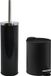 5Five Set d'accessoires pour salle de bain et toilettes - noir - métal