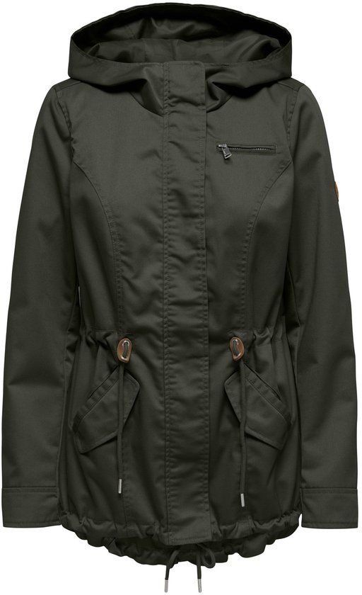 ONLY Lange parka ONLLORCA groen