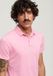 Superdry Studios Jersey Korte Mouw Poloshirt Roze 2XL Man