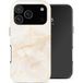 Selencia Vivid Backcover voor de Apple iPhone 18 Pro - Golden Beige Marble