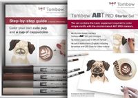 Tombow ABTP- alcohol marker- starterset - inclusief papierblok en handleiding