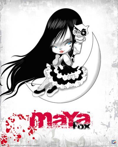 empireposter - Fox, Maya - Moon - grootte (cm), ca. 40 x 50 - mini-poster, NIEUW -