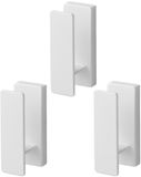 Yamazaki 1688 TOWER Wall Hooks (Set of 3), white, Steel / ABS Resin, 2.4 x 3 x 6.5 cm