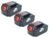Vhbw 3x Batterie Compatible Avec Black & Decker Bdhd18 H1 Bdh2000sl, Bdk188 Type 1, Bl188 H1, Bl186 H1 Outil Électrique (4000 mAh, Li-ion, 20 V)