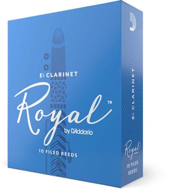Royal D'Addario Woodwinds Royal Eb Klarinetriet, sterkte 1.5, 10 stuks