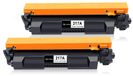 HP CF217A cartouche de toner, noir lot de 2 pour HP LaserJet Pro M102/M130/M132