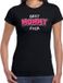 Bellatio Decorations Shoppartners Bv Best mommy ever / beste moeder ooit cadeau t-shirt / shirt - zwart met roze en witte letters - voor dames - moederdag / verjaardag kado shirt XS