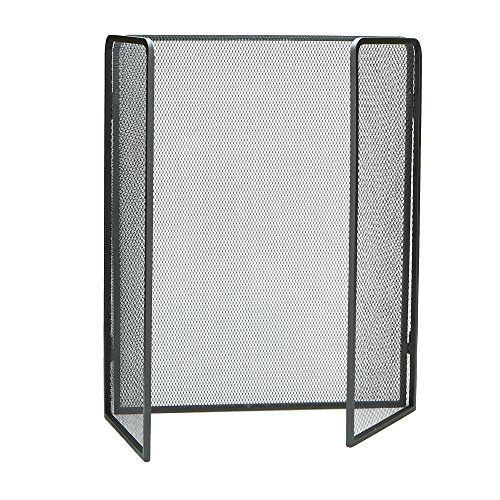 Mind Reader open haard accessoires, zwart