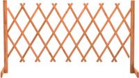 vidaXL Tuinlatwerk 150x80 cm massief vurenhout oranje