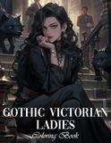 Gothic Victorian Ladies Coloring Book