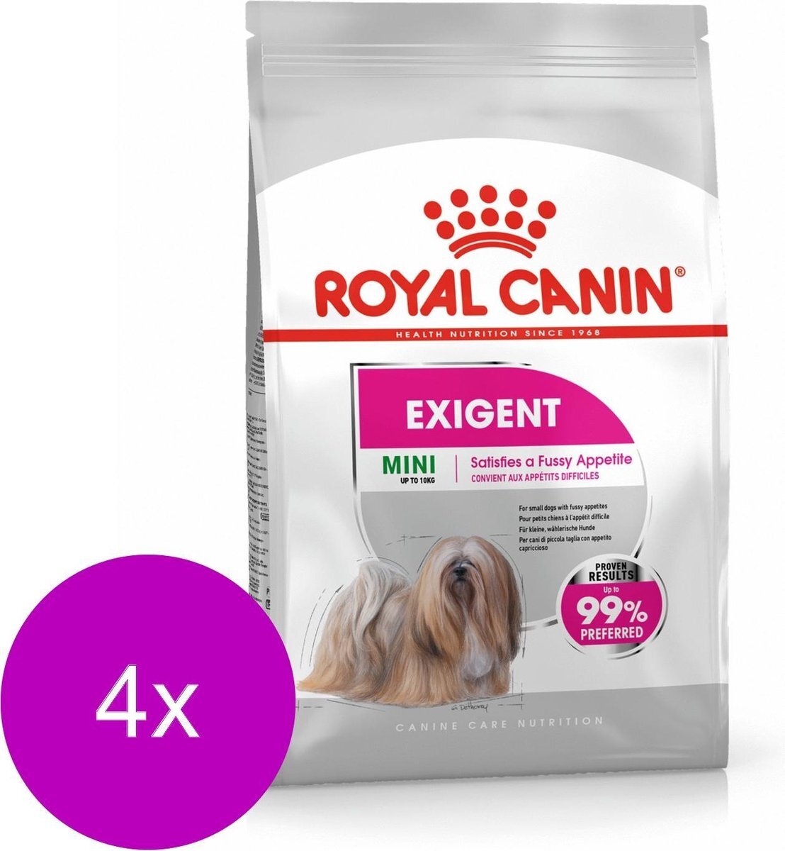 Royal Canin Ccn Exigent Mini - Hondenvoer - 4 x 1 kg